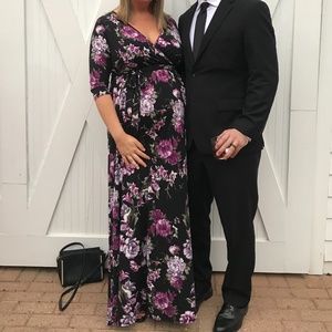 Pink Blush Maternity Dress